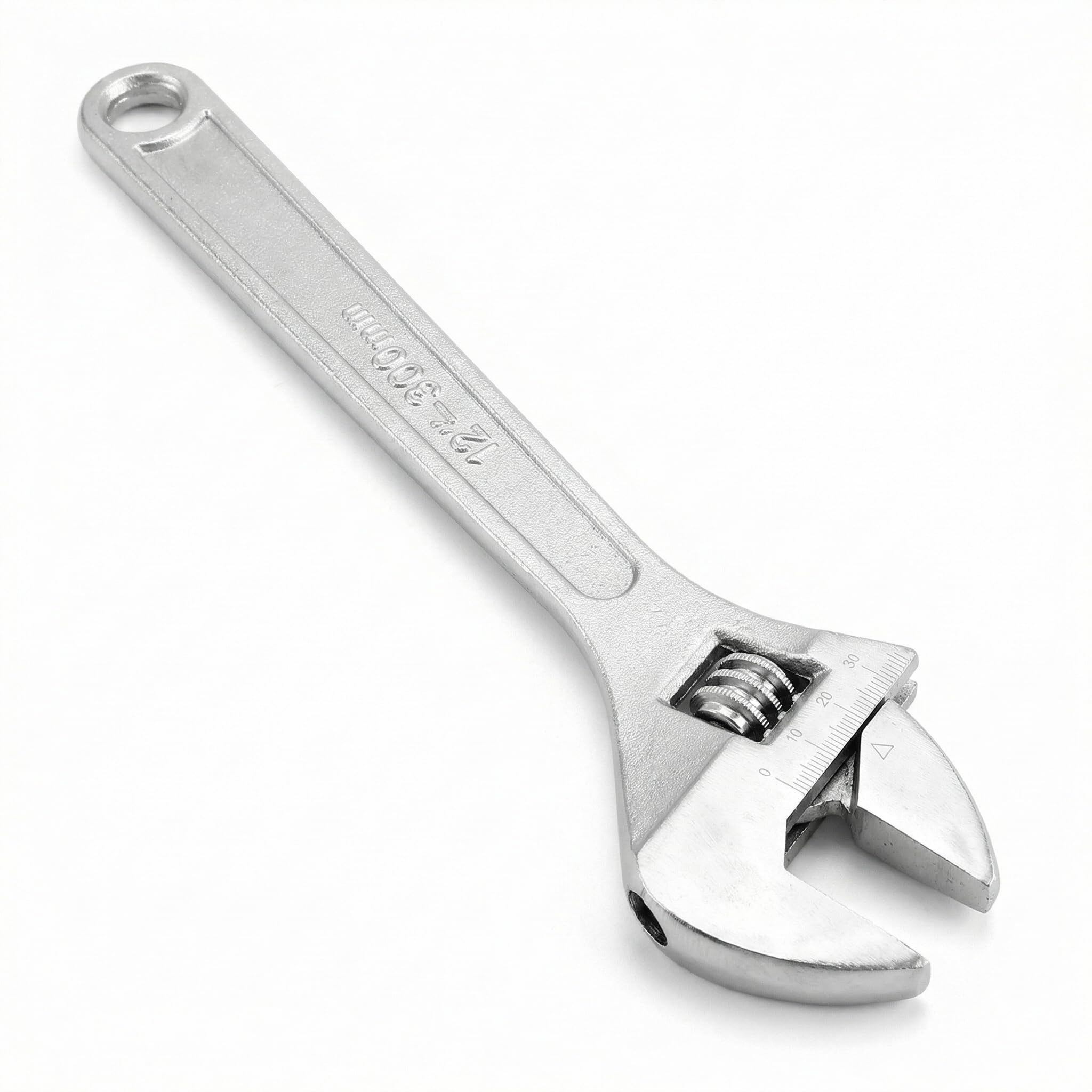 QWORK® 12 inch Adjustable Spanner, Adjustable Wrench, Wide Caliber, Max Opening 36mm