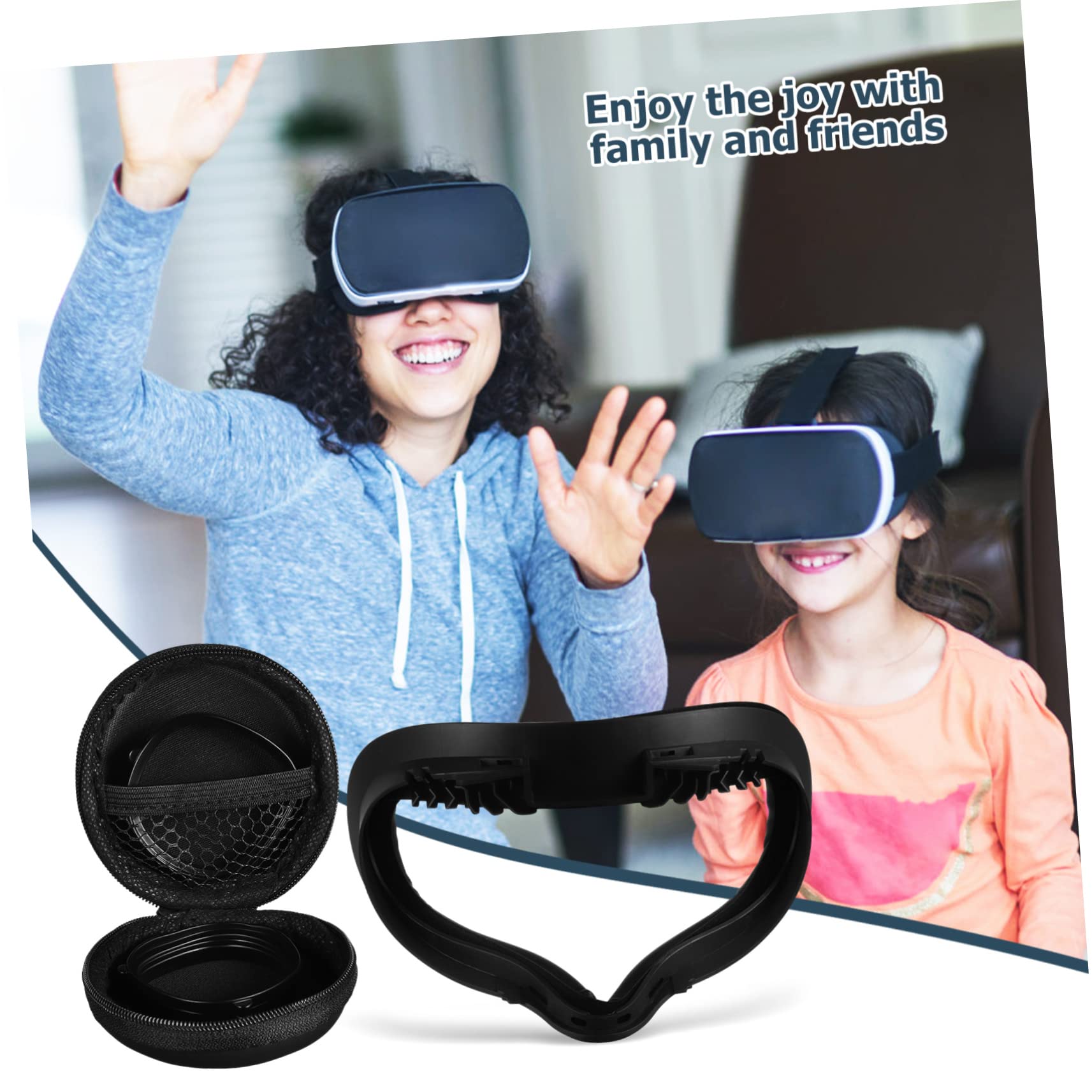 Mikinona Vr-linsenmaske Magnetischer Brillen-abstandshalter Linsenschutz-abstandshalter Kompatibel Mit Vr-Brille Linsenabdeckungen Vr-linsen-Schutz Ersatzmaske Für Vr-linse