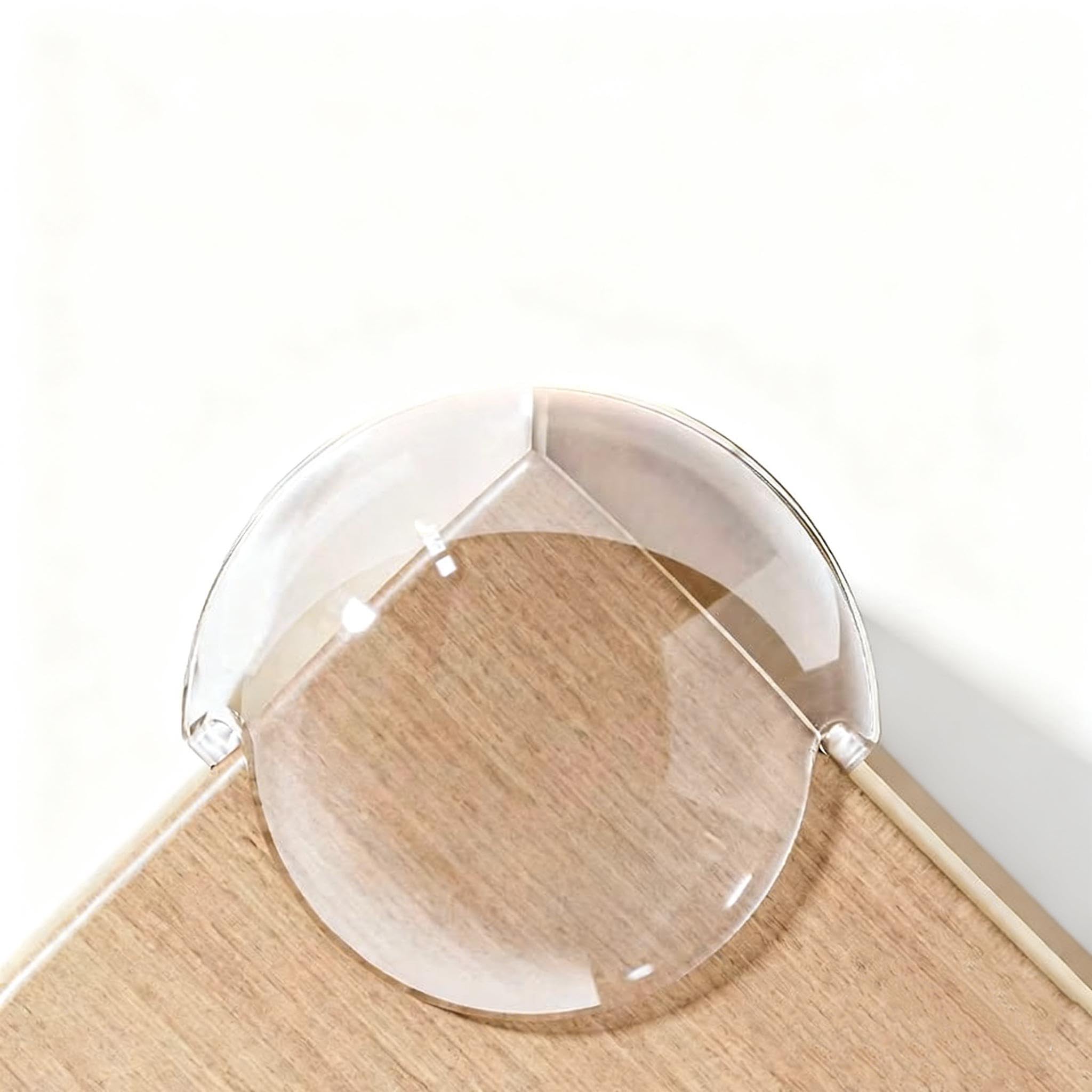 Corner Protector for Table Edges, Silicone Baby Safety Corner Guards, Air Cushion Anti-Bump Lotus Shape Corner Protectors for Coffee Table & Furniture, Clear(4 Pack)