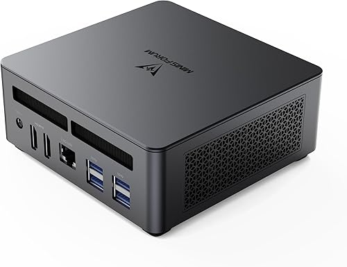 MINISFORUM Serie Venus UM790 Pro Mini PC AMD Ryzen 9 7940HS (8C16T, hasta 5.2GHz) 32GB DDR5 1TB PCIe4.0 SSD Micro PC, 2xUSB4(DP8K) 2xHDMI (4K) Intel