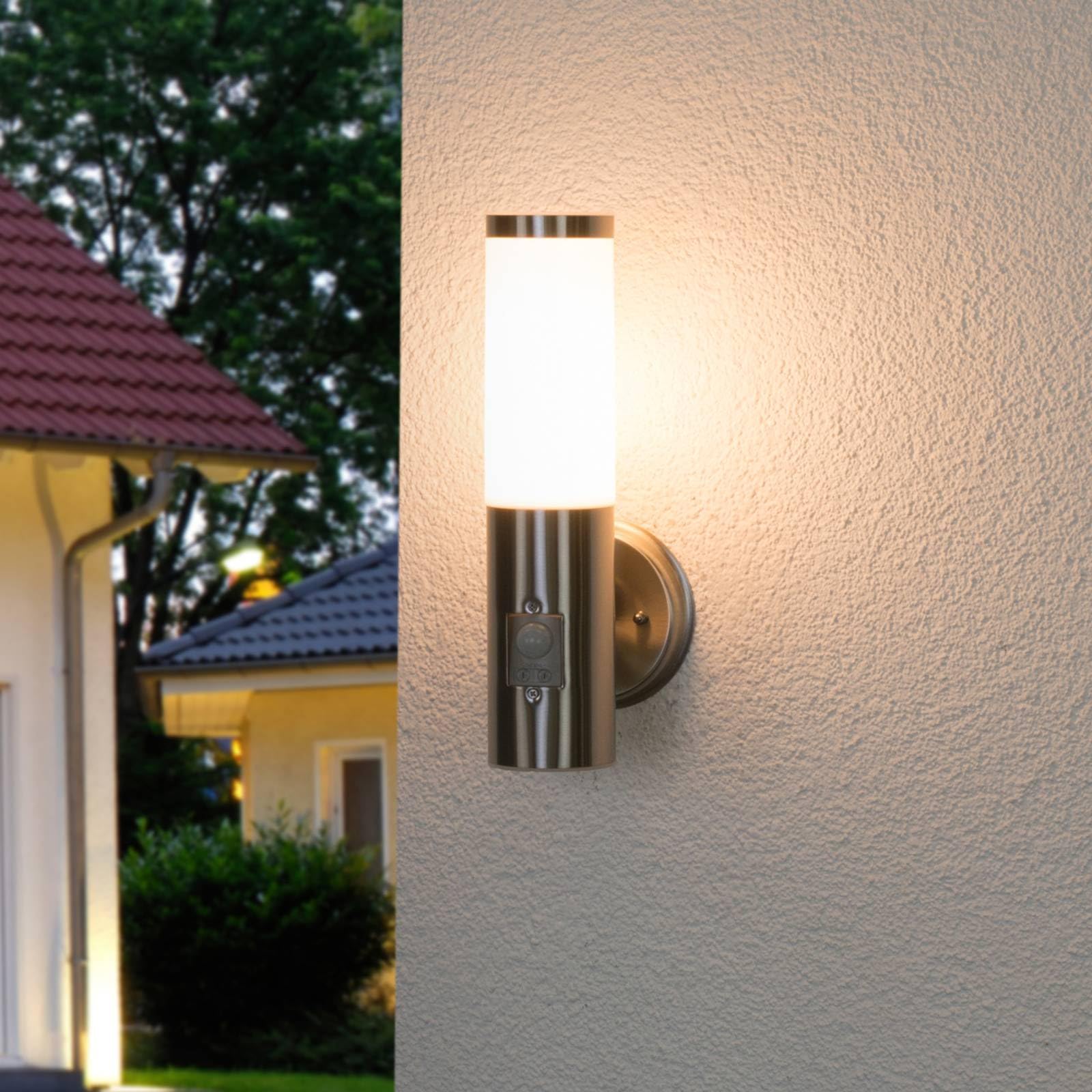 Lindby Kristof Badezimmerleuchte | Spritzwassergeschützt, 1-flammig, E27, Modernes Design