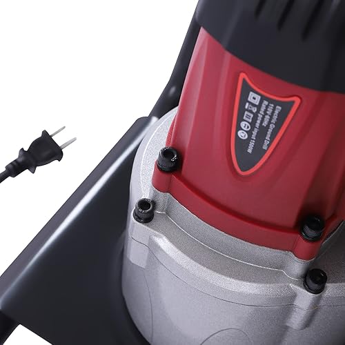 Miniatura 5 de ZERNEIL Máquina eléctrica de 1500 W, perforadora de taladro ajustable de tierra de jardín de 1.6 HP con broca de 4 pulgadas, herramienta de jardín