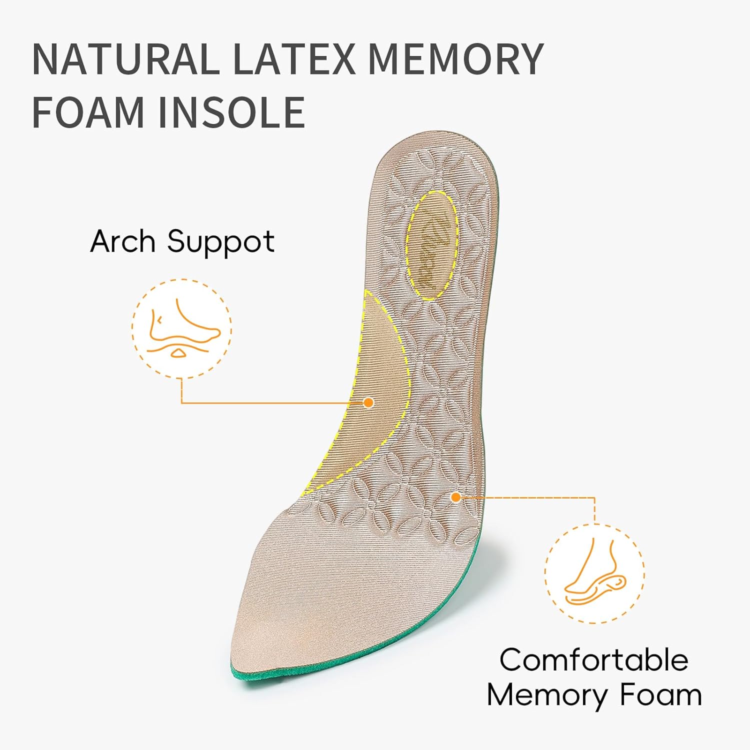 Comfortable Knit Ballet Flats Shoes for Women, Pointed Toe Womens Flats Arch Support Dress Shoes for Work Causal - Image 5