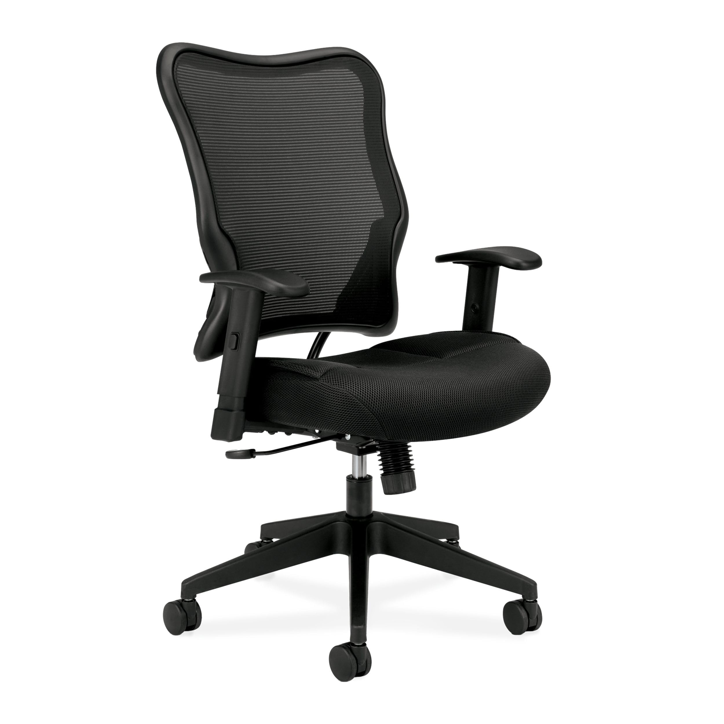 HON Wave Ergonomic Office Chair, Lumbar Support, Desk Chair, Black