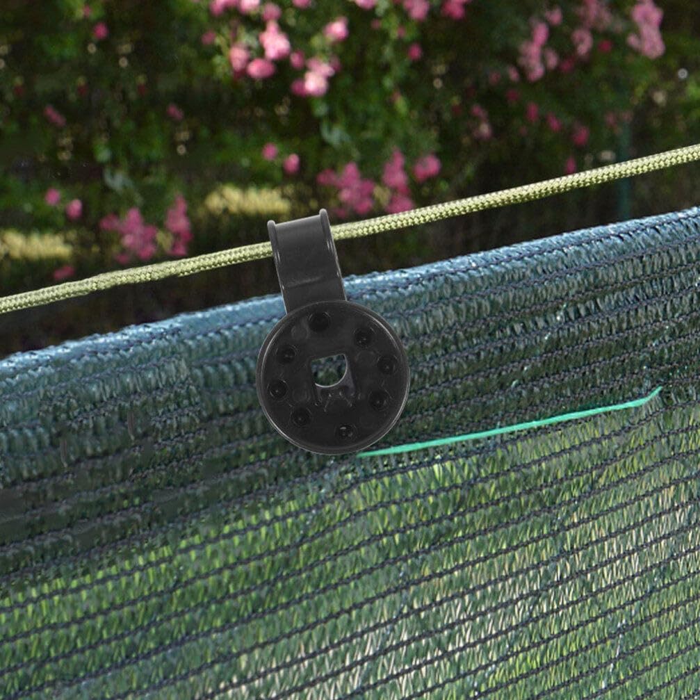 HANABASS 150pcs Shade Cloth Clips Sunshade Net Fixing Clips for Garden and Greenhouse Reusable Non- Design for Outdoor Activities and Easy Maintenance