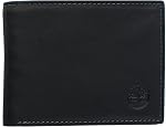 Timberland Mens Wellington Leather RFID Bifold Commuter Security Wallet Wallet
