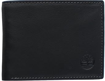 Timberland Mens Wellington Leather Rfid Bifold Commuter Security Wallet