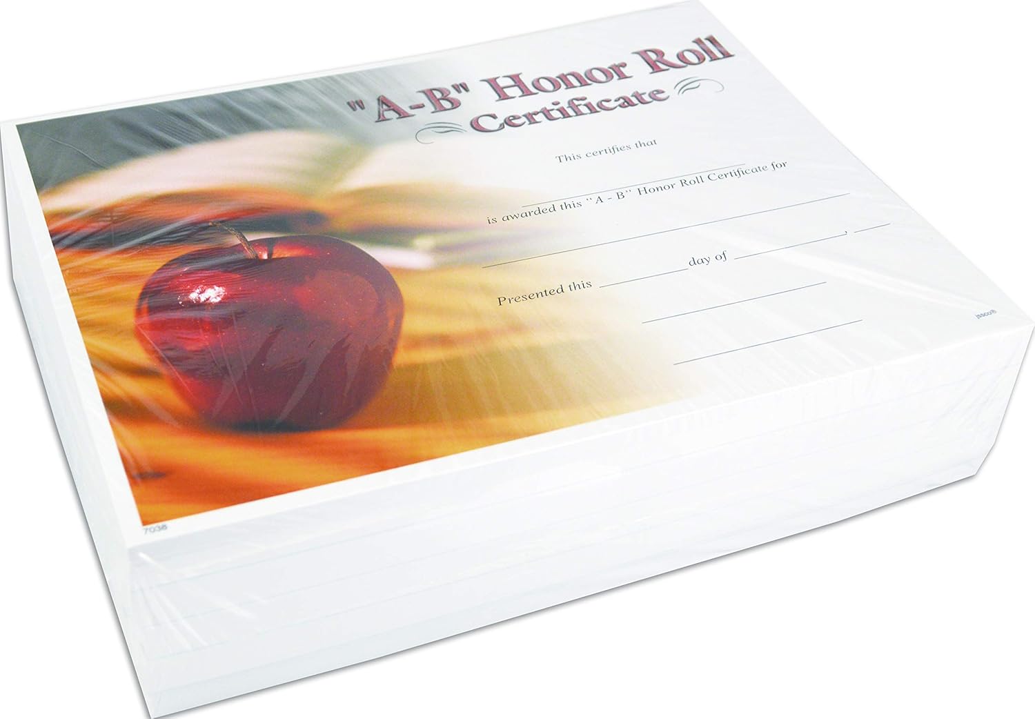 Jones School Supply - Set of 500 AB Honor Roll Certificates - Photo Certificates