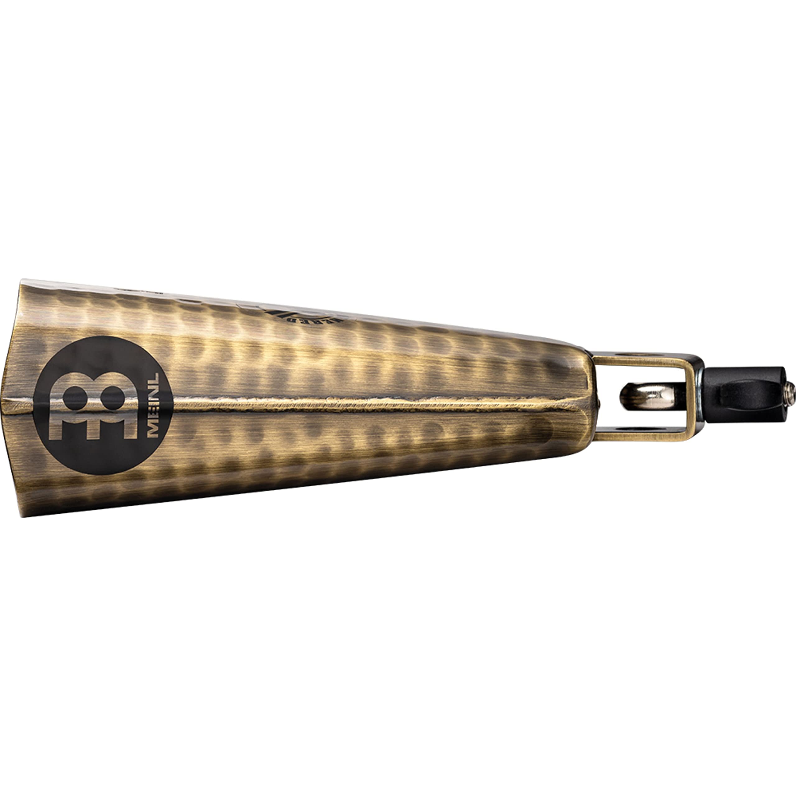 Meinl Percussion Hammered Timbales Cowbell - Mittelgroßes Aufschlagidiophon - Länge 6,25 Zoll - Montierbar - Handgehämmert - Messing, Gold (STB625HH-G)