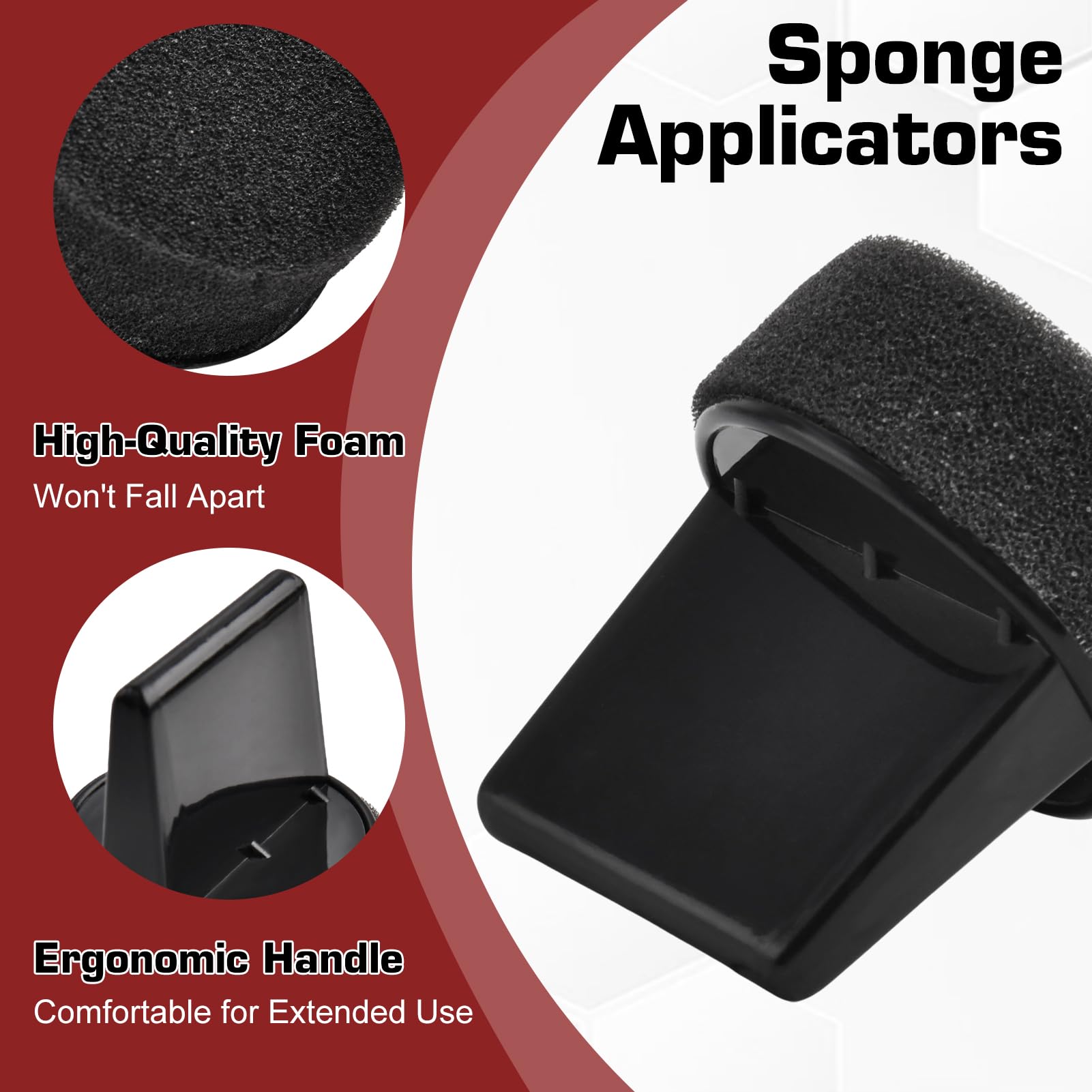 SPEEDWOX 10 pièces Applicateur de cirage pour chaussures Brosse Éponge à polir pour cirer et polir les chaussures Convient pour traiter divers articles en cuir Restauration des couleurs