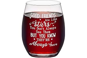 Good Friends Are Like Stars Wine Glass: The Perfect Best Friend Wine Glass