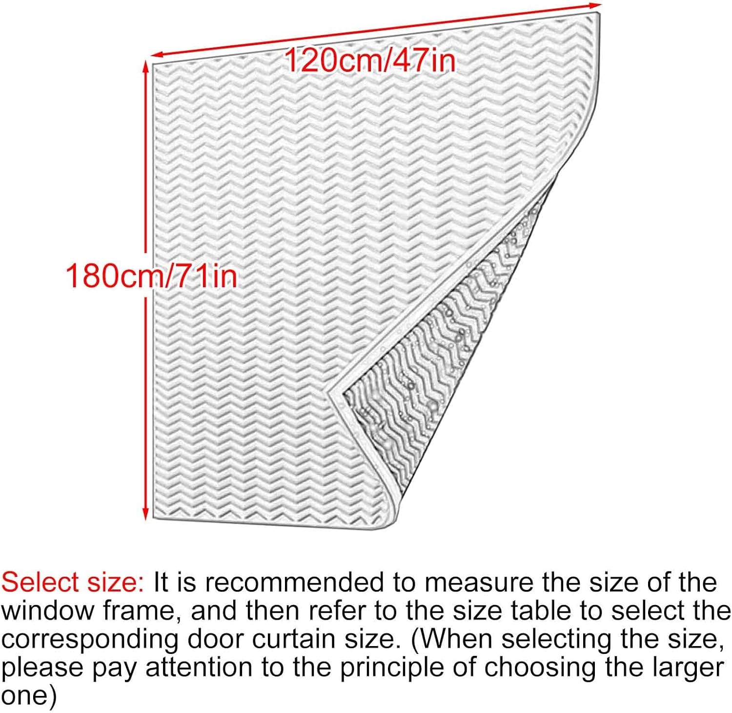 Weatherproofing Window Insulation Kits, Window Insulation, Keep Cold Out - Punch - Free Insulated Window, Soundproof Cold Protection, for Balcony Bedroom(Gray,120 * 180cm/47 * 71in)
