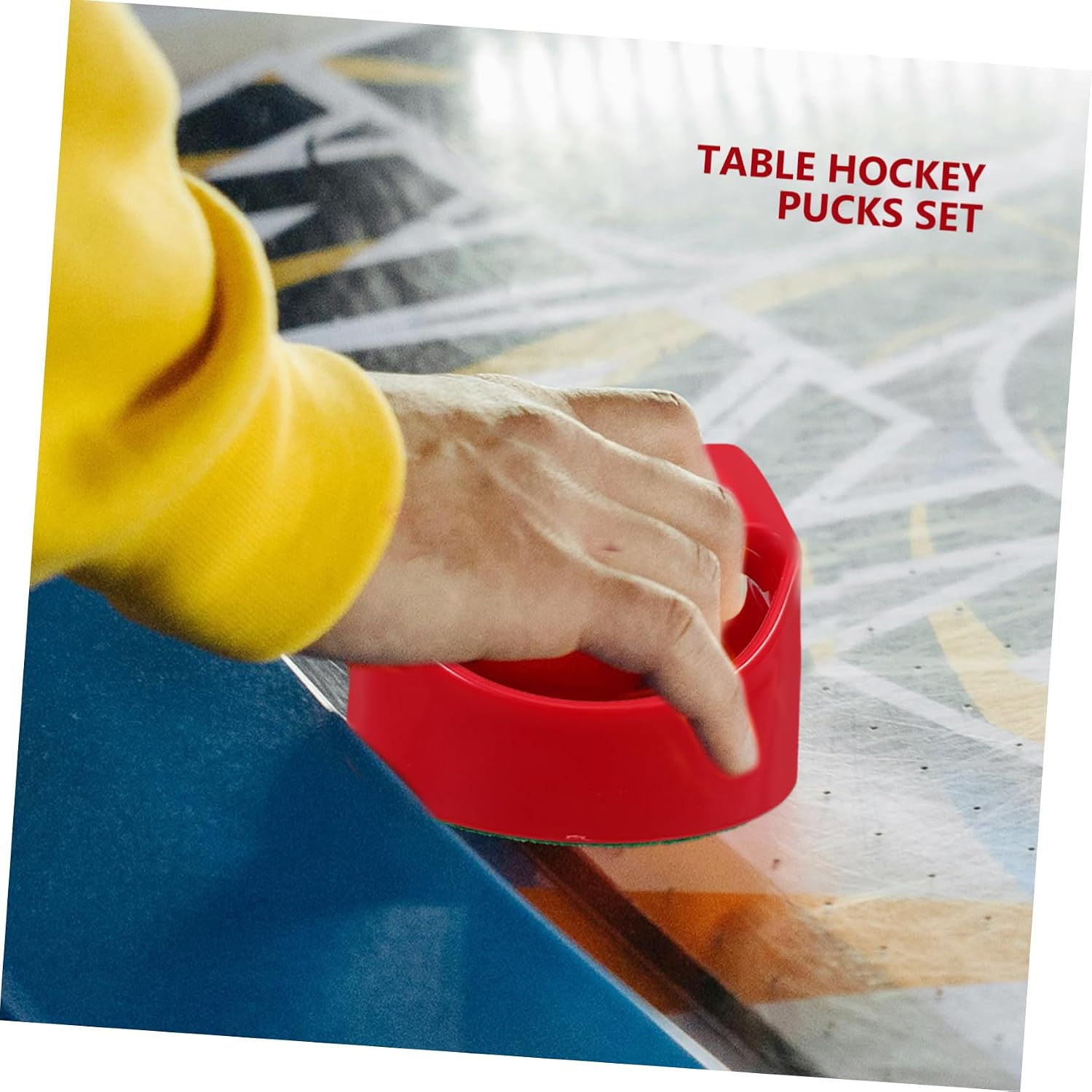 Ice Hockey Game Table Top Parts Replacement Pucks Paddles Hockey Puck for Home