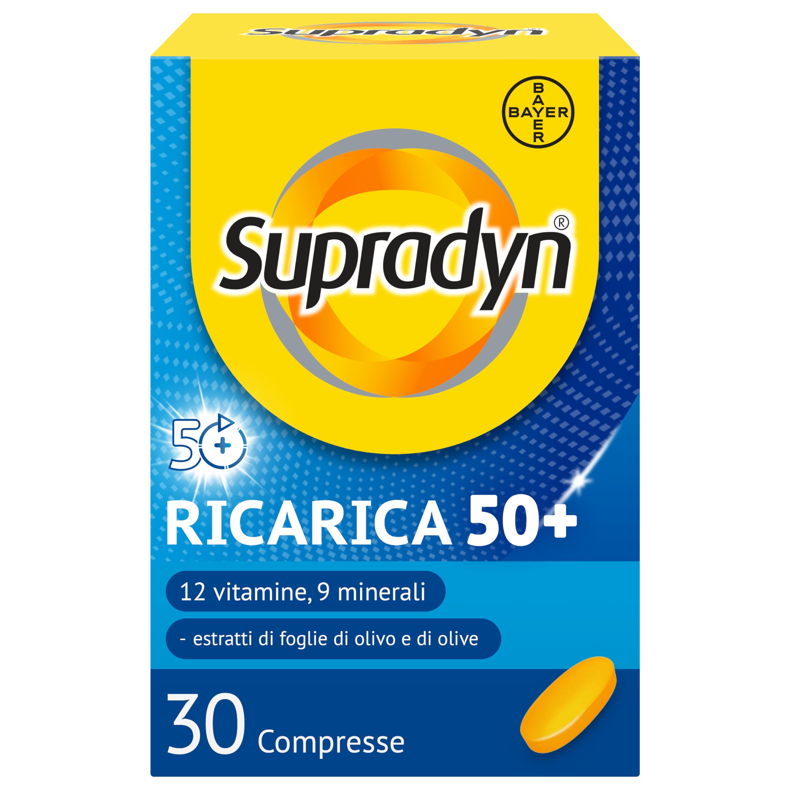 Supradyn ricarica 50+ adulti 30 compresse