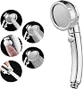 High Pressure Handheld Shower Head with ONOFF Pause Switch - 3-Spray Settings Shower Heads,interface G12 0.8 inchesHandheld Shower Head