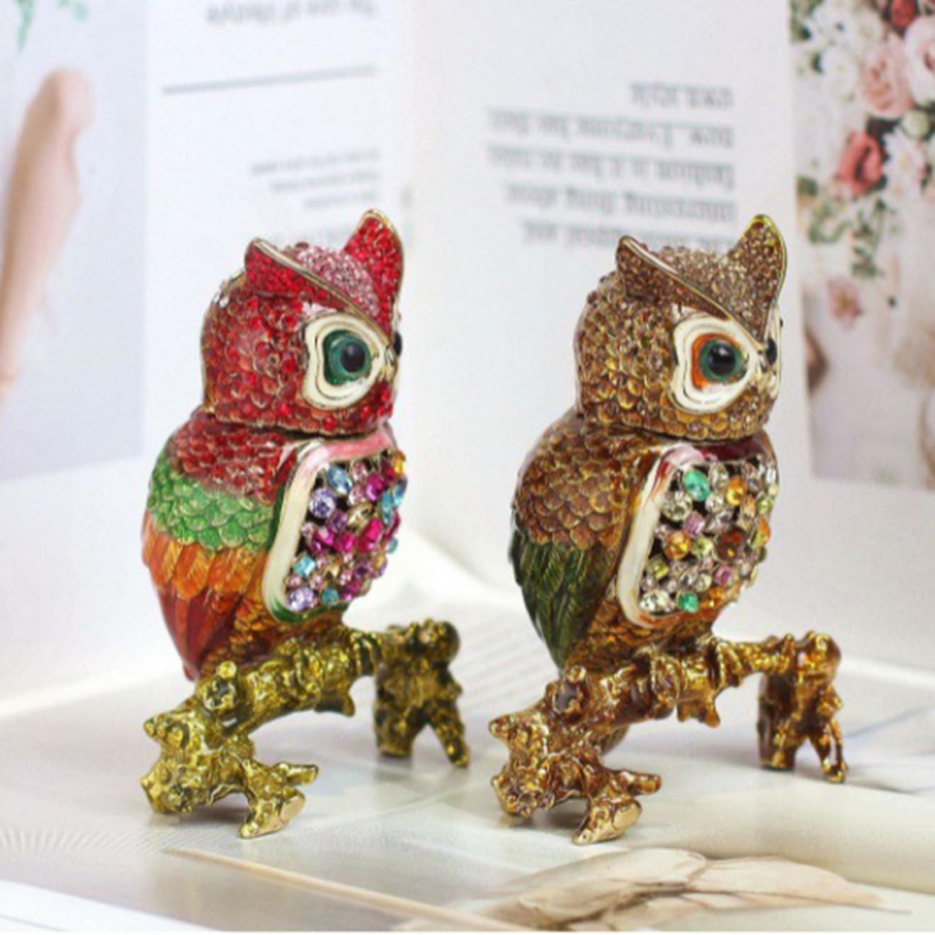 Amazon.co.jp: ふくろう 置物 インテリア 北欧 装飾 鳥 可愛い