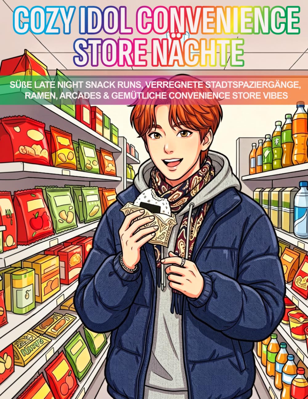 Cozy Idol Convenience Store Nächte: Süße Late Night Snack Runs, verregnete Stadtspaziergänge, Ramen, Arcades & gemütliche Convenience Store Vibes (Cozy Idol Malbücher)