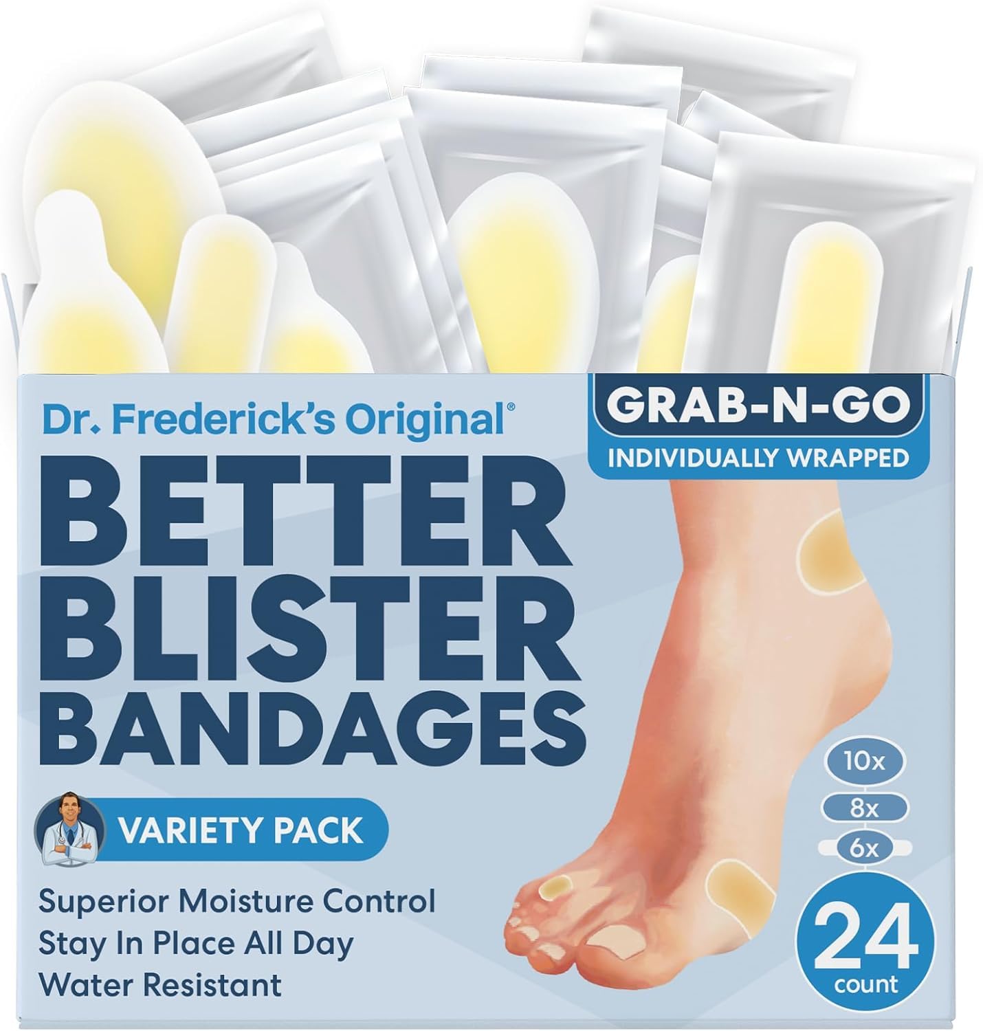 Dr. Frederick's Original Better Blister Bandages for Feet, 12 ct — Amazon image 11
