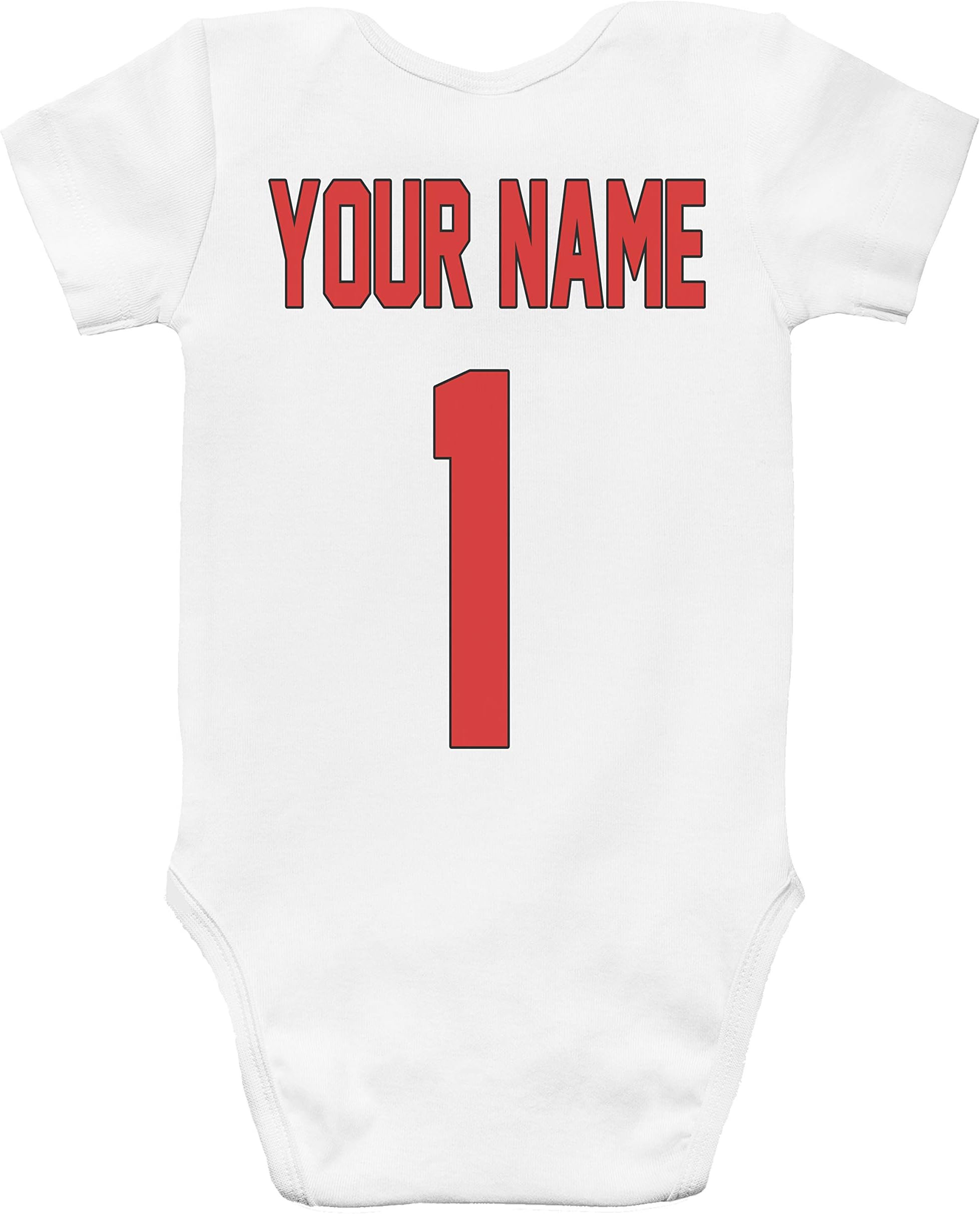 Rapunzie Baby Bodysuit - Baseball Custom Personalized Double Sided Jersey Name and Number