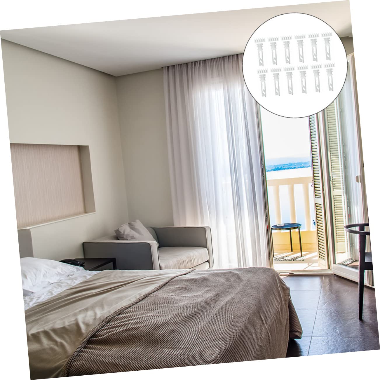 BIUDECO 24 Sets Vertical Blinds Repair Kits Comprehensive Set for Quick and Simple Replacement