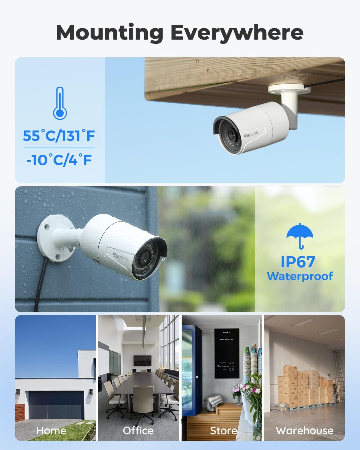 REOLINK 8CH 5MP PoE Security Camera System with 2TB HDD RLK8-410B4-5MP — Amazon image 7