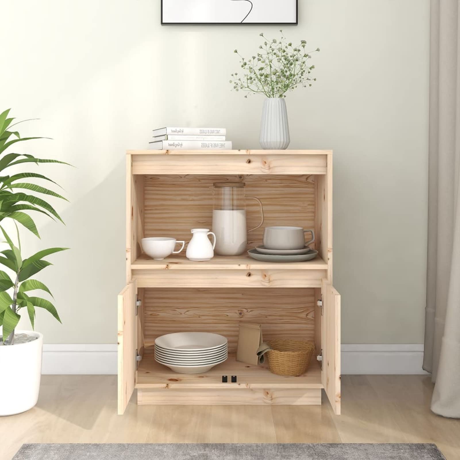 ShGaxin Kredens 60x34x75 cm z litego drewna sosnowego, komoda do przechowywania sypialni, komody z szufladami, szafka z szufladami259