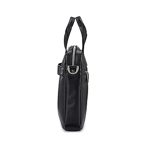 Samsonite Classic Leather Slim Brief, Black, One Size