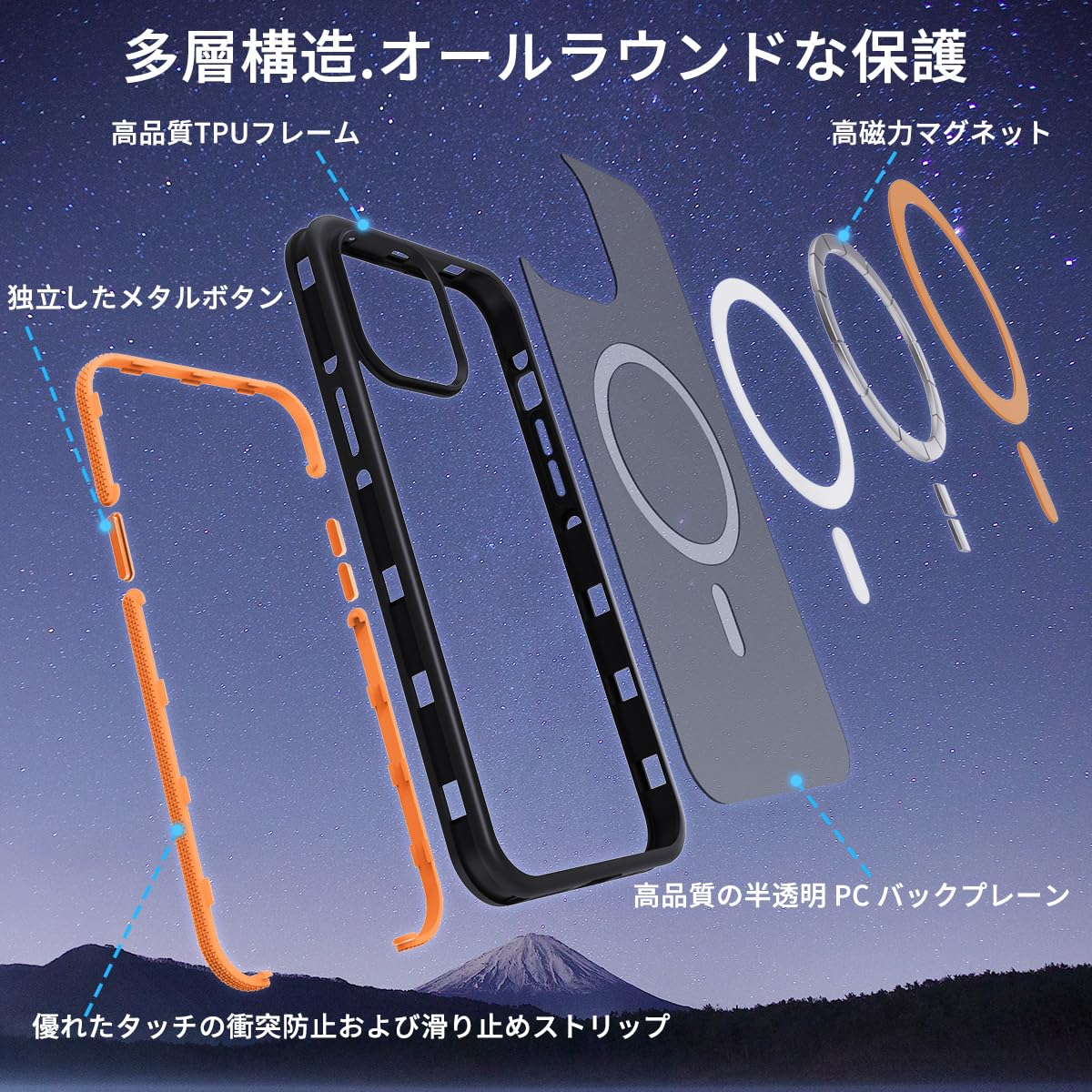 iPhone - 専用iPhone Amazon.co.jp: coiwantung iPhone 13 Pro MagSafe ケース 耐衝撃