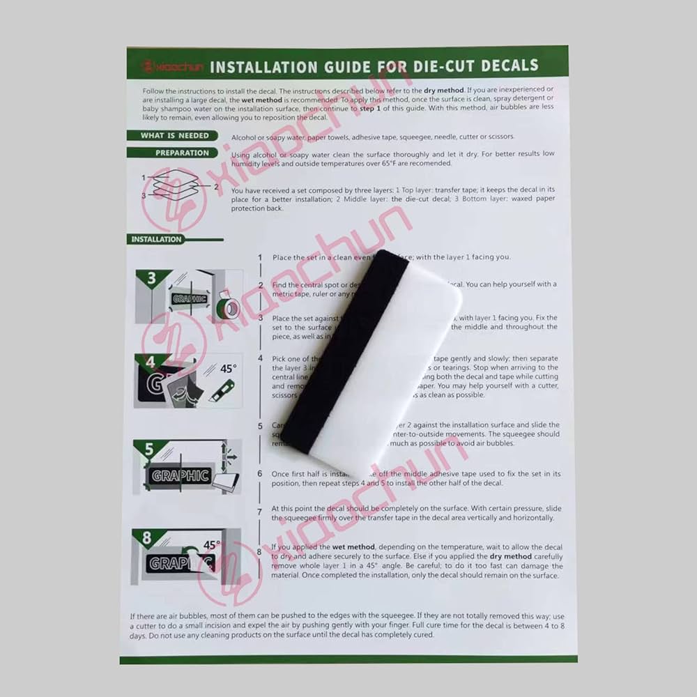 Zxiaochun Classic Retro Tri-Color Stripe Decal Compatible