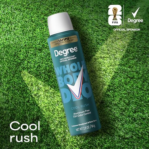 Image of Degree Men Whole Body Deodorant Cool Rush Scent 72H Odor Protection 2.9 oz | For 72H Odor Protection