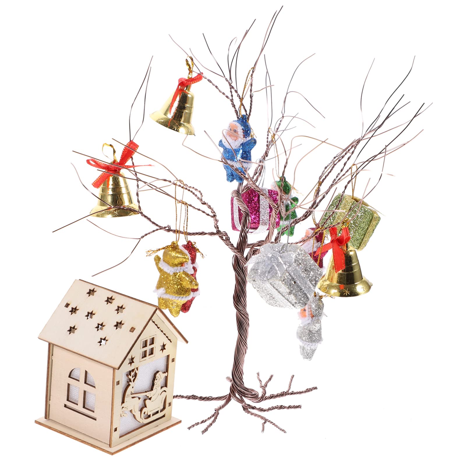 BCOATH DIY Christmas Tree Craft Kit Iron Wire Art Craft Christmas Decorations for Boys and Girls