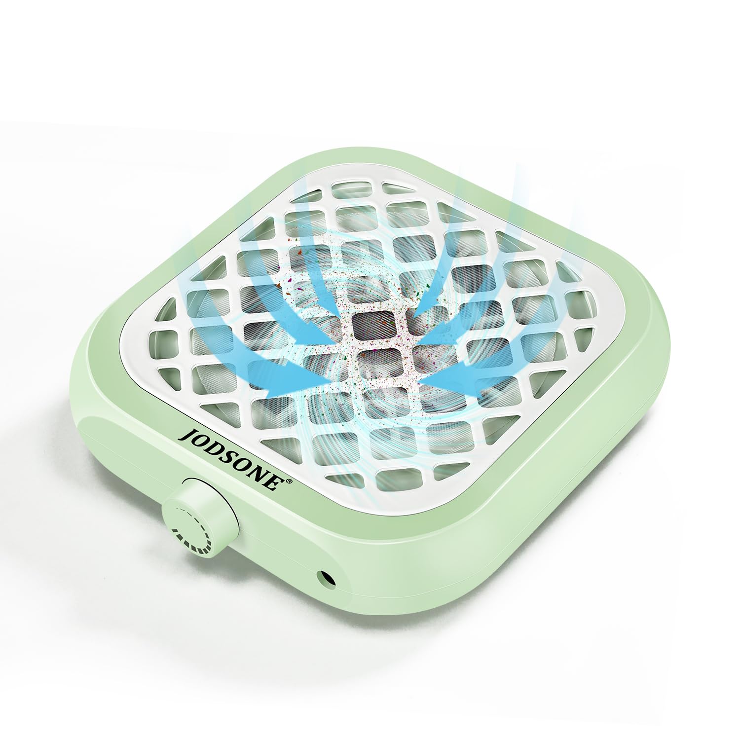 JODSONE 6000 RPM Nagelstaubsammler, Geräuscharm, Leistungsstarker Saugnapf, Tragbarer Nagelstudio, Professionelle Haushalt und Staubabsaugung Nagelstudio Mit Filter, Werkzeuge und Zubehör