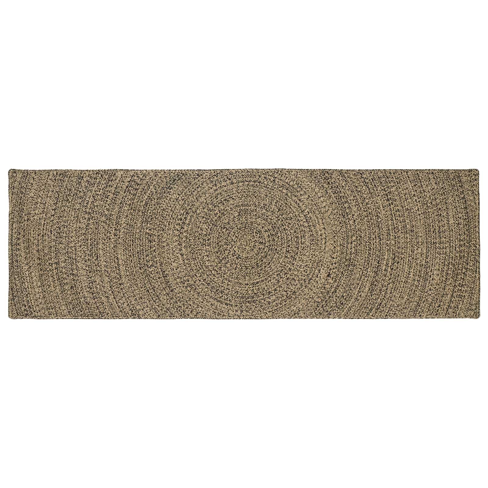Tapis de couloir en jute moderne et robuste idéal pour un salon accueillant