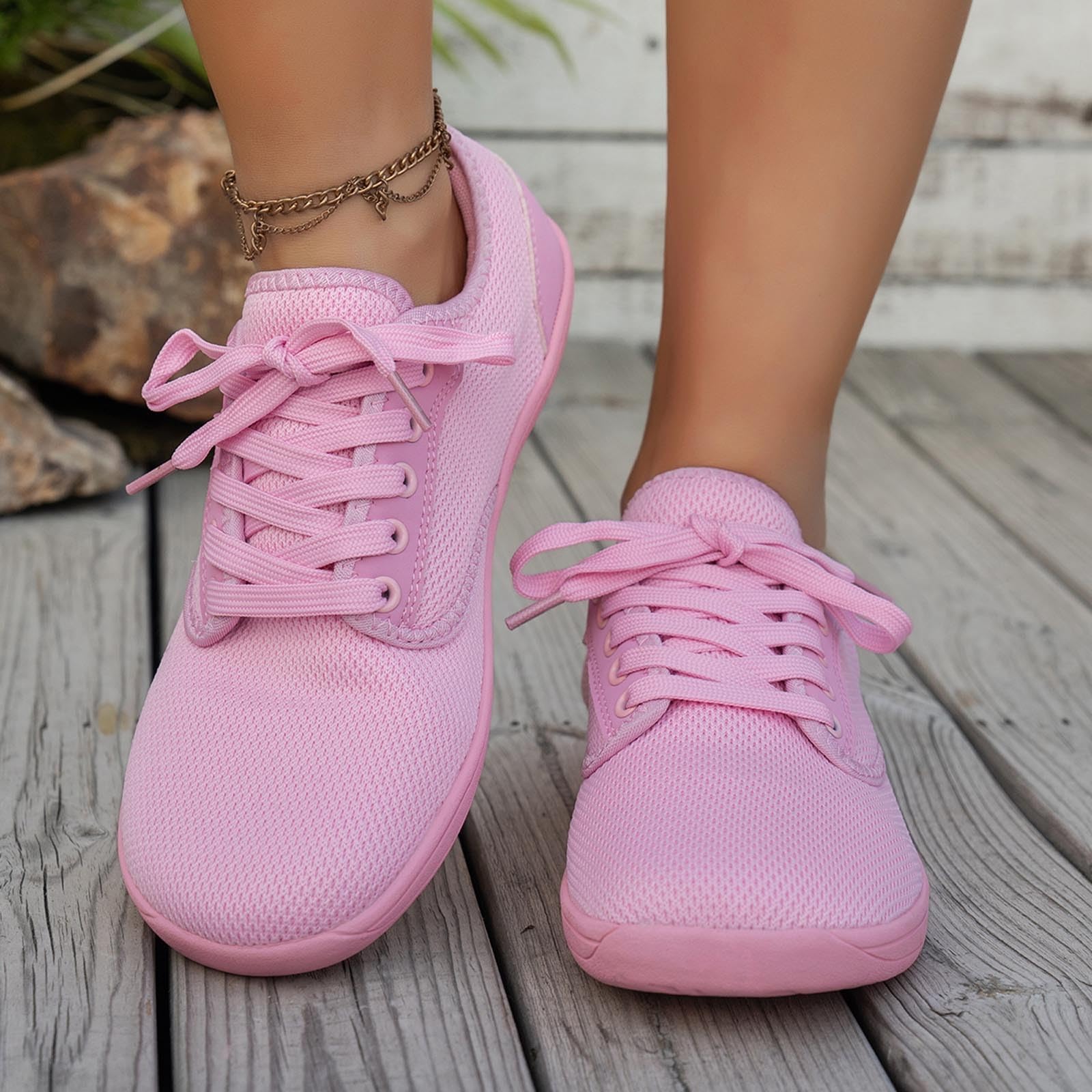 Zapatillas Casuales Ultimate Wide Fit con Plantilla Suave para Mayor Comodidad Diaria. Zapatillas Bajas Planas Transpirables para Uso Diario.