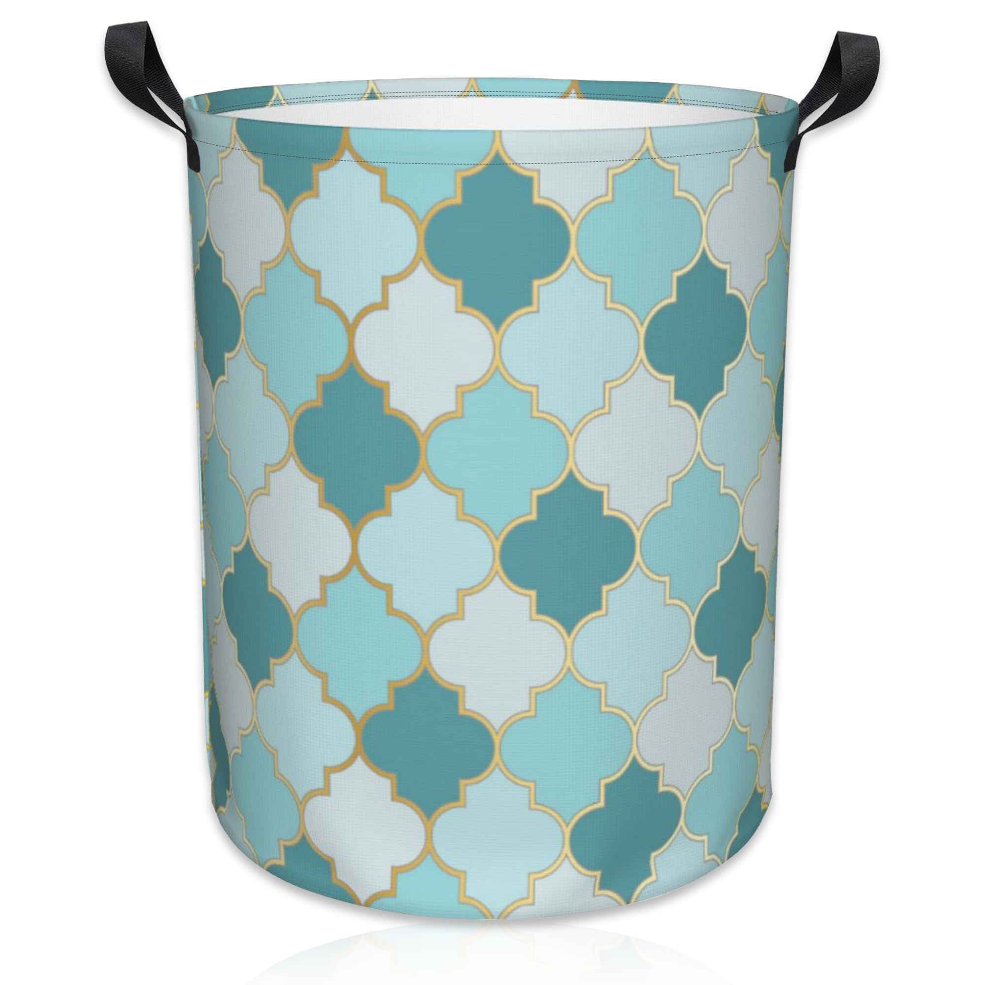 Amazon.co.jp: Naqiuli ランドリーバスケット カラフル 幾何学模様