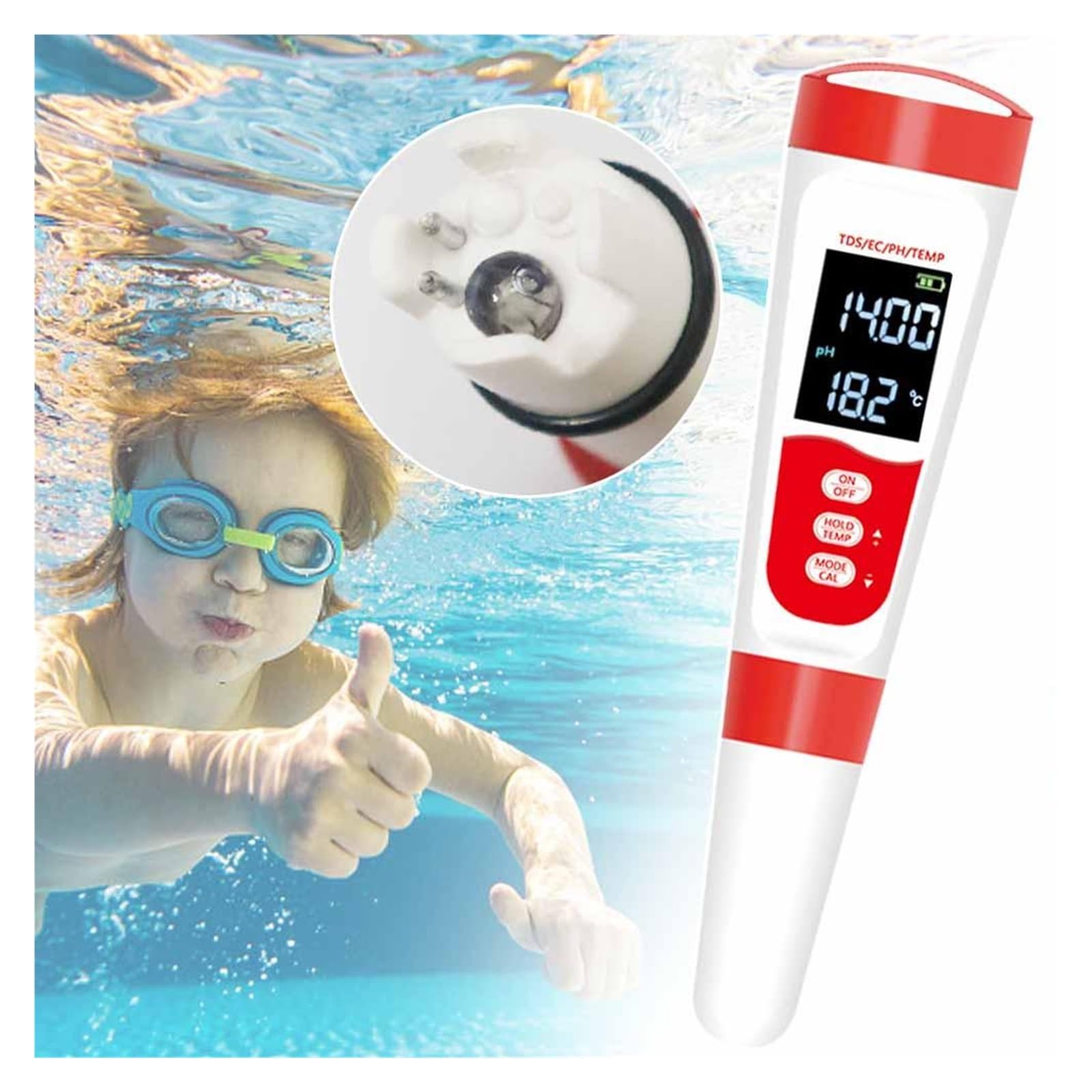 Tester Acqua Potabile Misuratore Ph Alimenti Misuratore Digale TDS Tipo Penna Filtro Analizzatore Di Purezza Per Qualà De V Meter Test Acqua Acquario - Foto 6