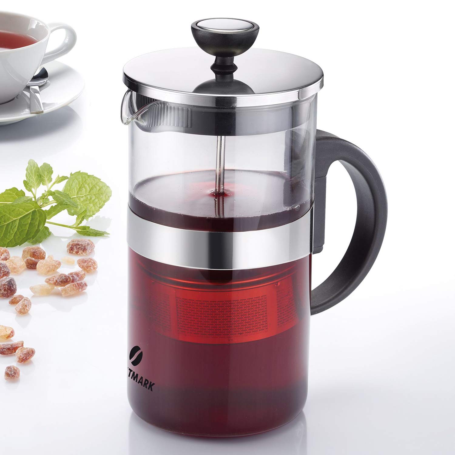 Westmark Zaparzacz do herbaty, 1000 ml, Teatime, BPA-free, Szkło borokrzemowe i stal nierdzewna, 24822260