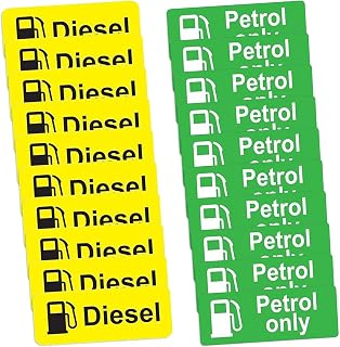 Pegatina para Tanque De Combustible De 20 Piezas, Marcado Diésel Impermeable, Decoración De Tapa De Combustible, Accesorios De Modificación De Vehículos, Decoración De Protección De Automóviles.