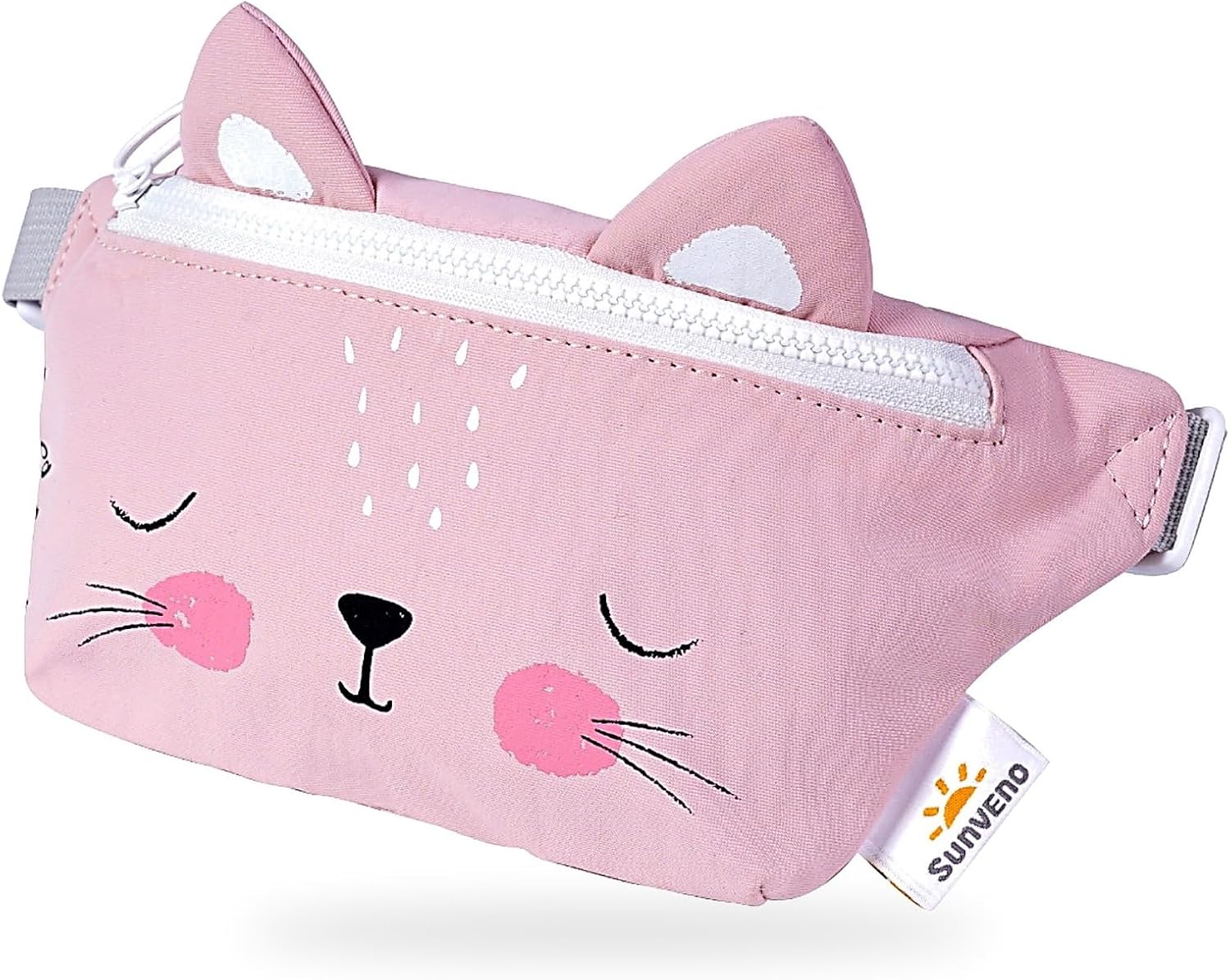 Kids Fanny Pack Cute Cartoon Animal Waist Bag for Girls Boys, Small Adjustable Belt Bag for Travel Outdoor Essentials