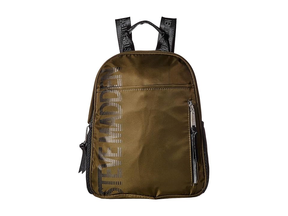 

Steve Madden Sporty Logo Backpack (Olive) Backpack Bags