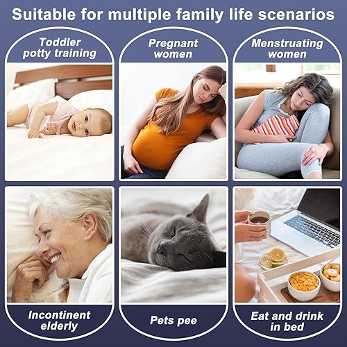 Miniatura 5 de Bedecor Funda de colchón Queen impermeable acolchada y ajustada para colchones tradicionales espuma viscoelástica bolsillo profundo hasta 18