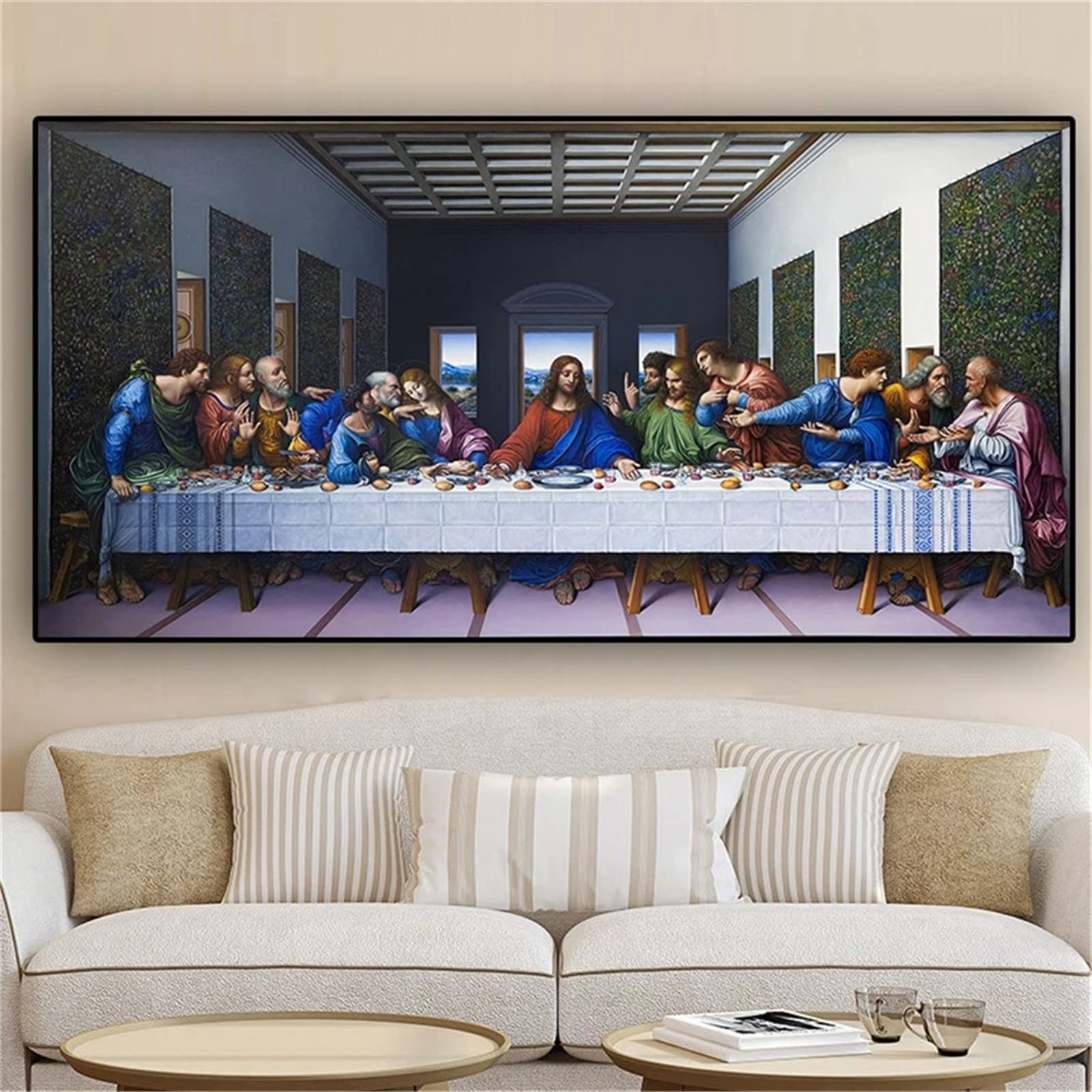 Diamond Painting Bilder Set,DIY 5D Dimanten Painting Das letzte Abendmahl Kinde,Full Drill Groß Erwachsene,Diamant Malerei Kits Vollbild Diamond Dot Cross Stickerei Craft Buddy Art for Home Wall Decor