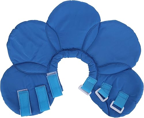 GLOGLOW Collar para perro con forma de flor, collar ajustable para recuperación de heridas de mascotas, cuello suave, resistente a los arañazos,