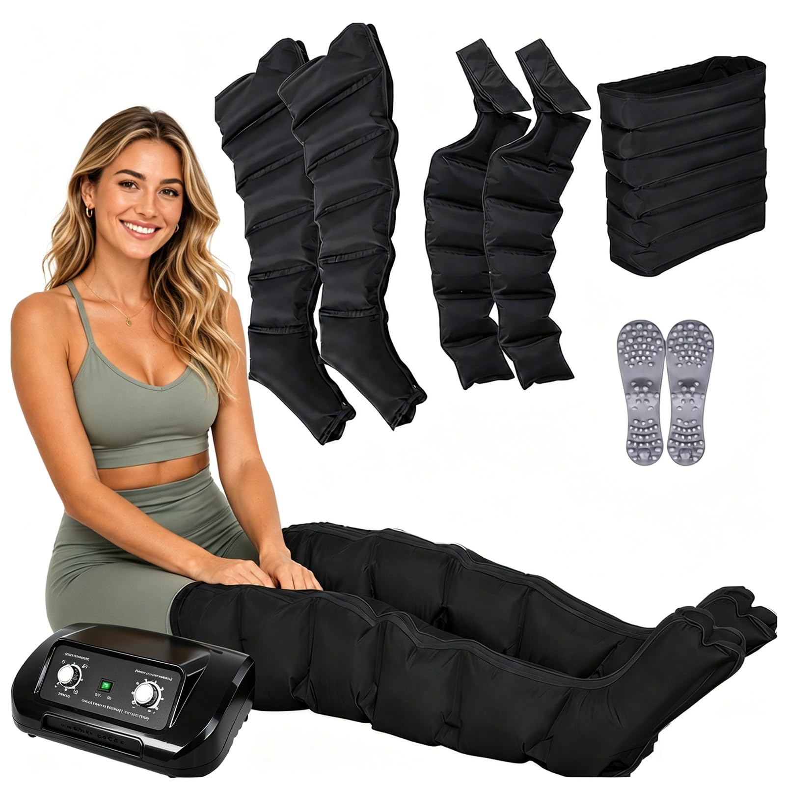 Buty PressotheRapie, L/XL, drenaż limfatyczny, przyrząd do masażu, pełny zespół, masaż i relaks, łatwe w użyciu, profesjonalna wydajność