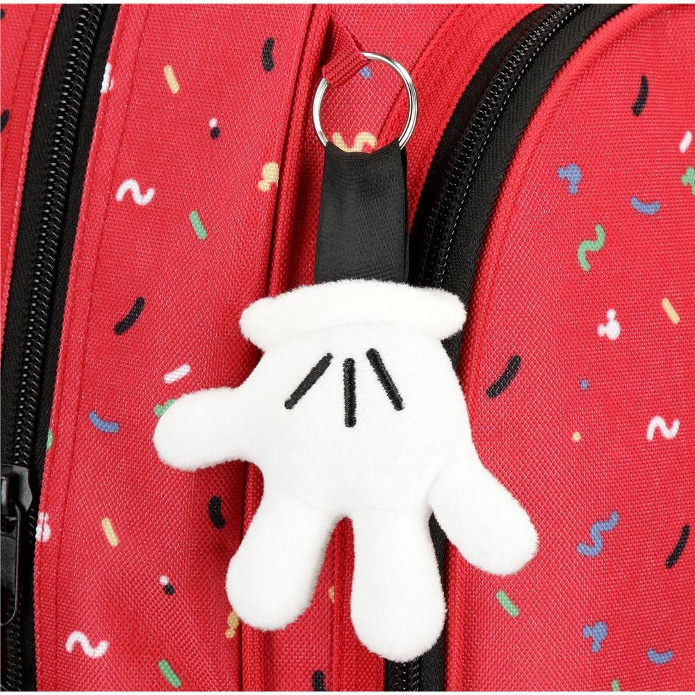 Disney Niños Equipaje- Bolsa de Mensajero, Rojo, Tailla Unica