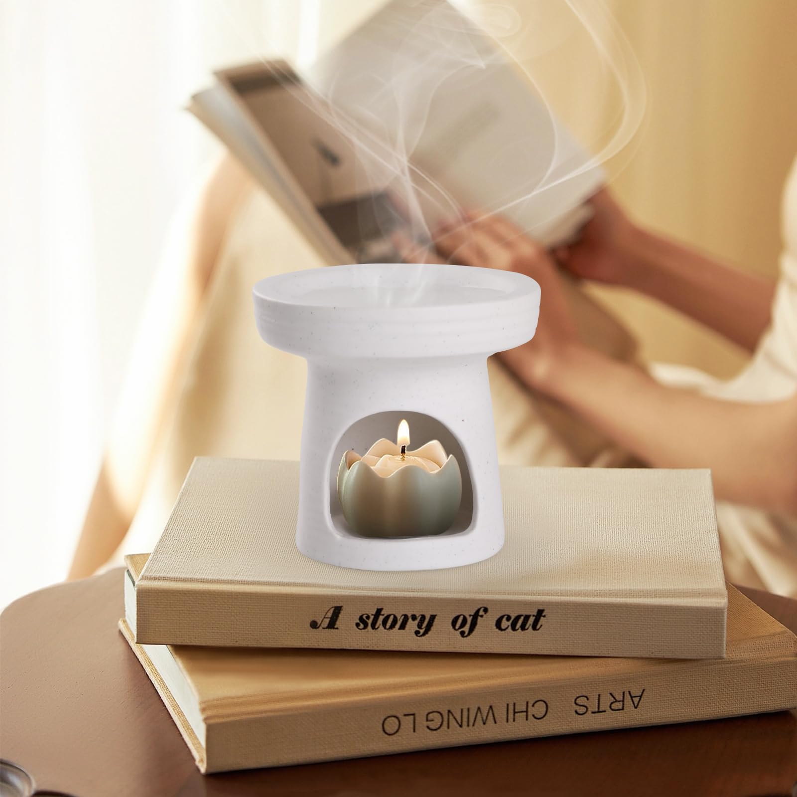 Scentchips Wax Brander Chiseled grey - Geur voor je Huis