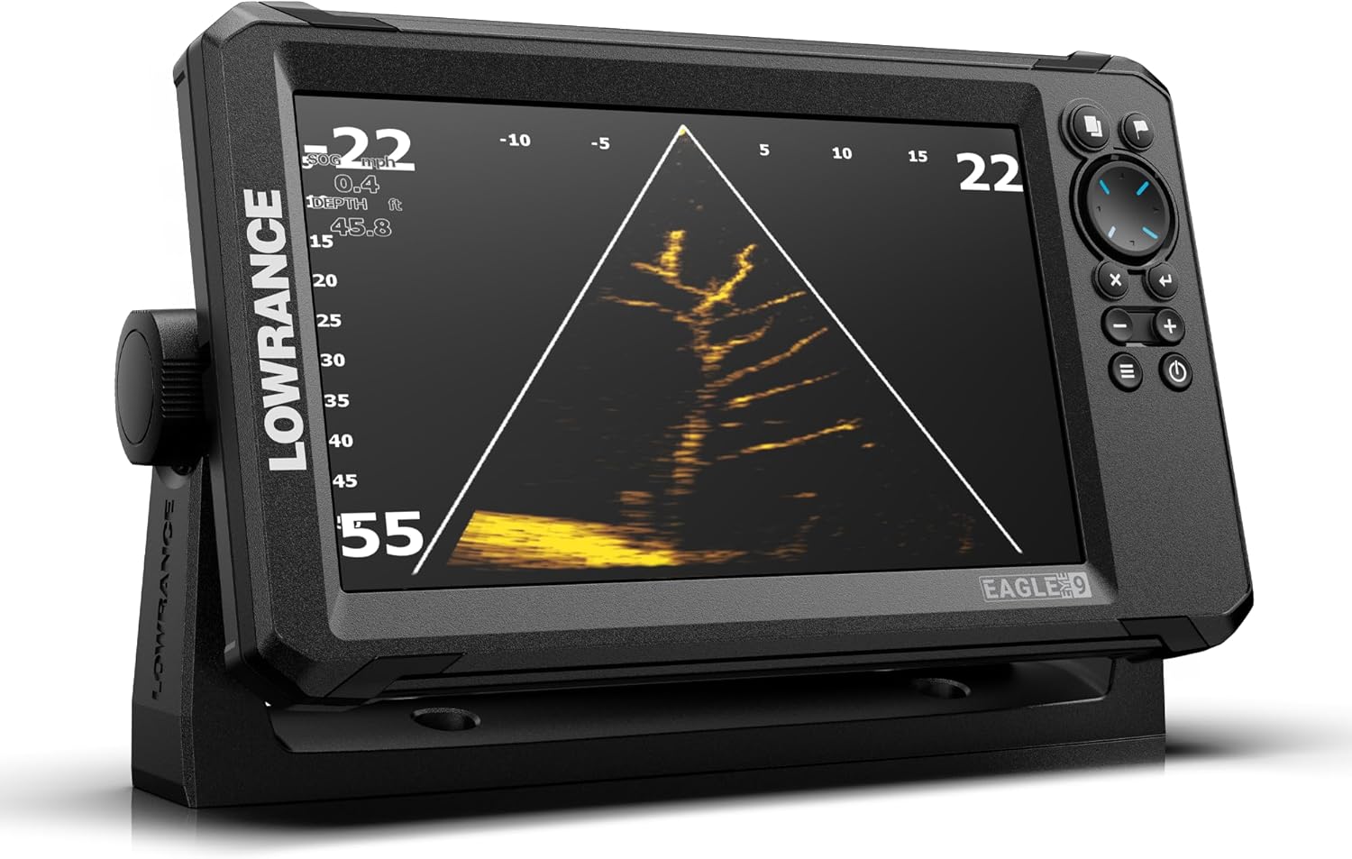 Lowrance Eagle Eye 9 inch Fishfinder side view