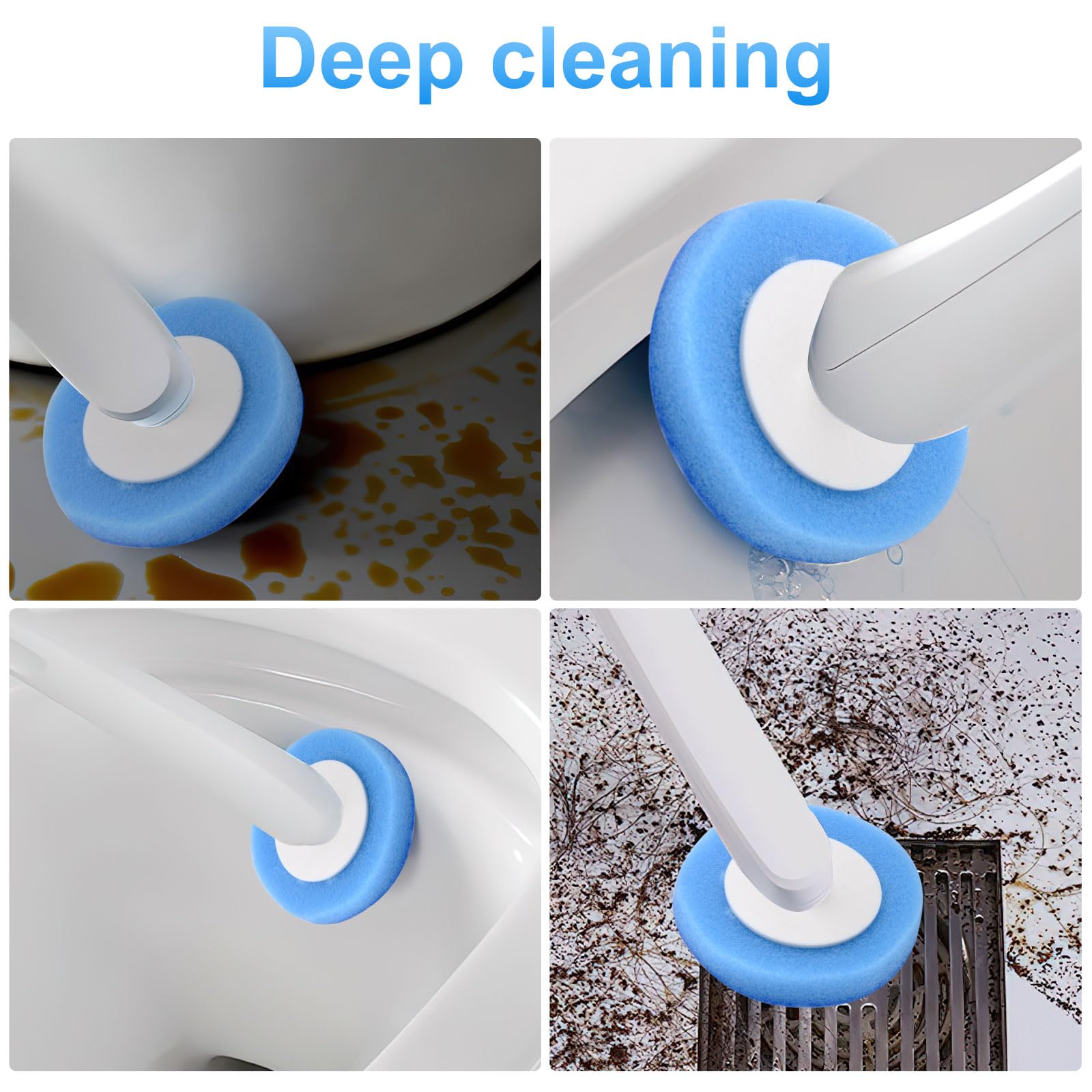 32 Brosses De Toilettes Jetables Avec Produit Nettoyant – Têtes En éponge Parfumées – Recharge Hygiénique Pour WC