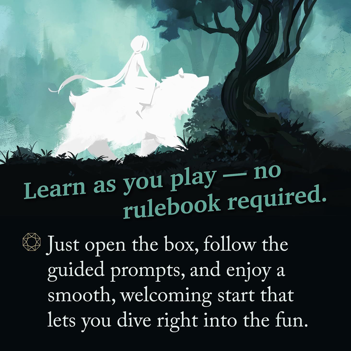 Storyfold: Wildwoods – Solo Narrative Adventure Board Game | 1 Player Board Game | Immersive Storybook Gameplay, Unique River Card Mechanic, Learn as You Play, Fast Setup