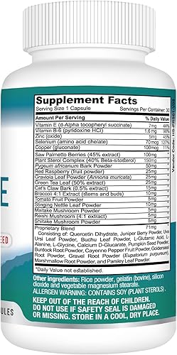 Miniatura 3 de Best Earth Naturals Suplemento de apoyo de próstata para hombres - Soporte de próstata - Suministro para 30 días